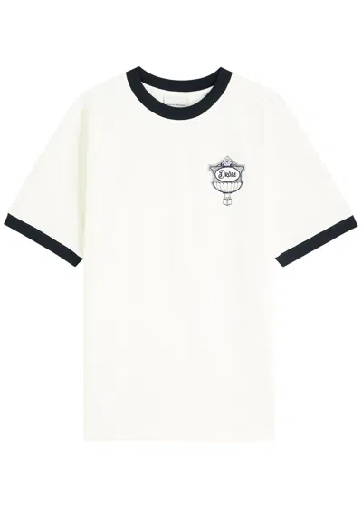 DRÔLE DE MONSIEUR DRÔLE DE MONSIEUR LE T-SHIRT PIQUE DROLE CUP PIQUÉ COTTON T-SHIRT