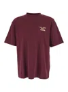 Drôle De Monsieur Drole De Monsieur T-shirt Not From Paris Madame In Burgundy