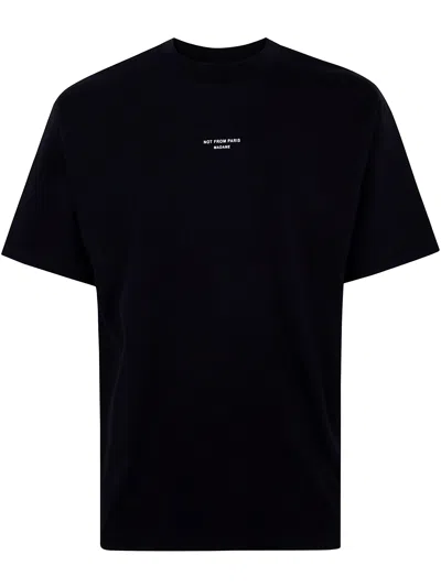 Drôle De Monsieur Le T-shirt Slogan Classique By Drole De Monsieur In Black