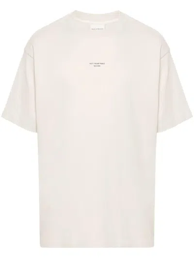Drôle De Monsieur Drole De Monsieur Le T Shirt Slogan Classique In Neutral