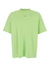 Drôle De Monsieur Drole De Monsieur 'classique' Green Cotton T Shirt In Light Green