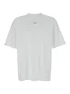 Drôle De Monsieur 'slogan Classique' White Classic T-shirt With Logo Print In White