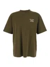 Drôle De Monsieur Le T-shirt Slogan In Green