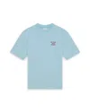 Drôle De Monsieur Le T-shirt Slogan In Lbe Light Blue