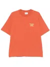 Drôle De Monsieur Drole De Monsieur Le T Shirt Slogan In Orange