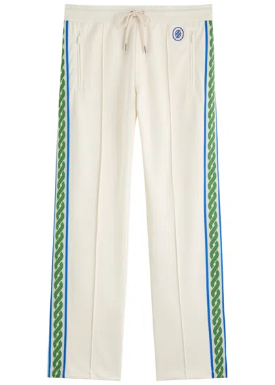 Drôle De Monsieur Le Track Pants Tresse Jersey Track Pants In Off White