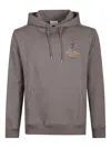 Drôle De Monsieur Logo-embroidered Cotton Hoodie In Multi