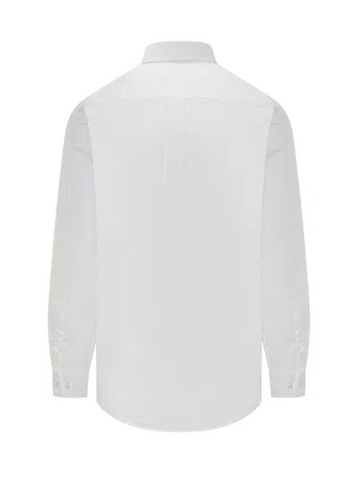 Drôle De Monsieur Drole De Monsieur Logo Embroidered Shirt In White
