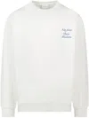 Drôle De Monsieur Logo Crew Neck Sweatshirt In Weiss