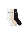 Drôle De Monsieur Socks Set With Logo In Black
