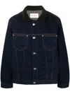 Drôle De Monsieur Logo-patch Denim Jacket In Blue
