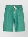 Drôle De Monsieur Logo Patterned Shorts Featuring Pockets
