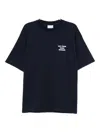 Drôle De Monsieur Logo-printed T-shirt In Blue