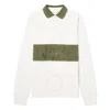 Drôle De Monsieur Drole De Monsieur Logo Rugby Polo Shirt In Beige