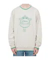 Drôle De Monsieur Logo Sweatshirt In White