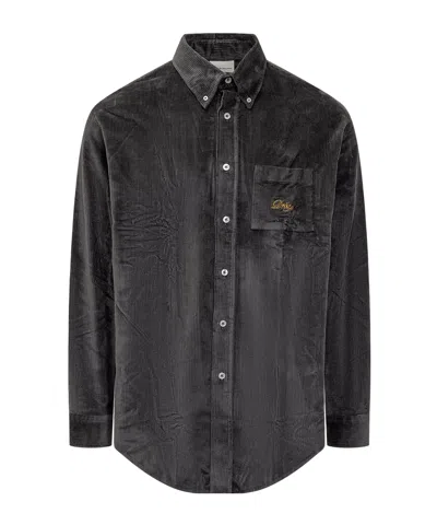 Drôle De Monsieur Long Sleeve Shirt In Black