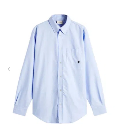 Drôle De Monsieur Long Sleeve Shirt In Blue