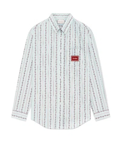 Drôle De Monsieur Long Sleeve Shirt In Multi