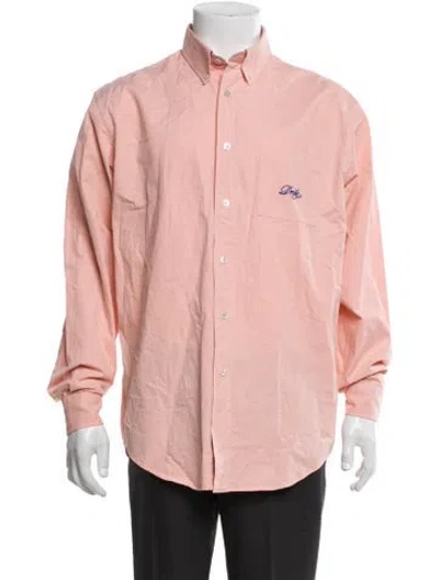 Pre-owned Drôle De Monsieur Long Sleeve Shirt In Pink