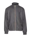 Drôle De Monsieur Grey Trackjacket With Frontal Zip Closure In Gray