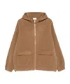 Drôle De Monsieur La Veste À Capuche Laine Jacket In Brown