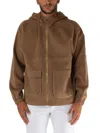 Drôle De Monsieur La Veste À Capuche Laine Jacket In Brown