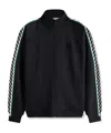Drôle De Monsieur Long-sleeved Zipper Jacket In Black