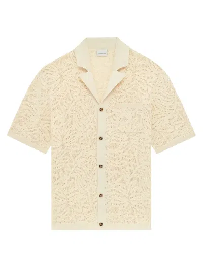 Drôle De Monsieur Drole De Monsieur Maille Dentelle Shirt In Nude