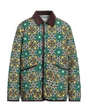 Drôle De Monsieur Man Jacket Dark Green Size L Polyester In Green