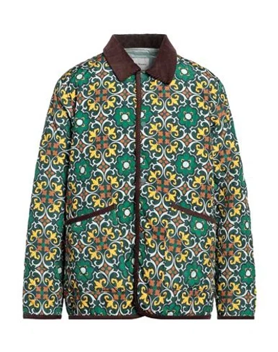 Drôle De Monsieur Man Jacket Dark Green Size L Polyester