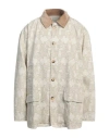 Drôle De Monsieur Beige 'la Veste Raisin' Jacket In White