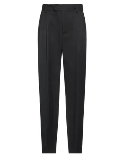 Drôle De Monsieur Man Pants Black Size L Polyester, Virgin Wool