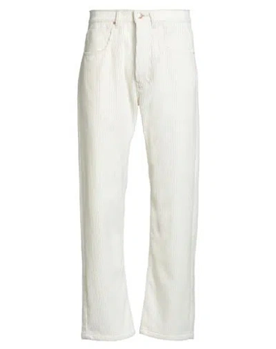 Drôle De Monsieur Man Pants White Size Xs Cotton