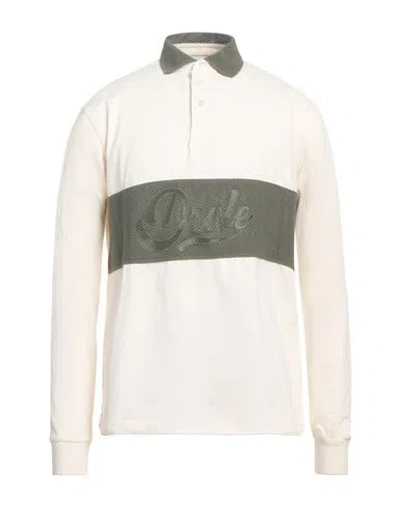 Drôle De Monsieur Logo-embroidered Polo Shirt In White