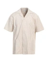 Drôle De Monsieur Beige 'la Chemise Carreaux' Shirt In Beige