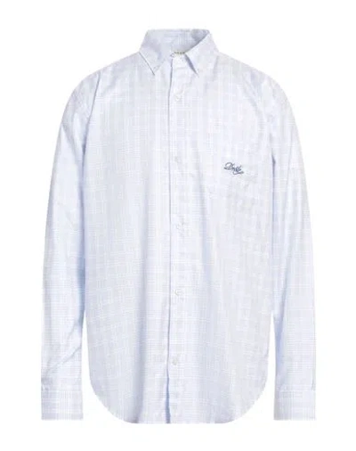Drôle De Monsieur Man Shirt Sky Blue Size L Cotton