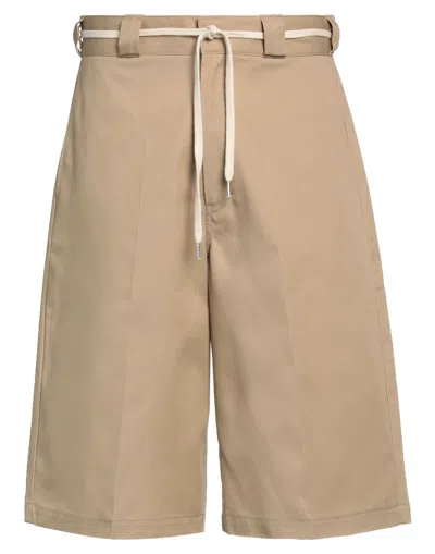 Drôle De Monsieur Man Shorts & Bermuda Shorts Beige Size S Polyester, Cotton