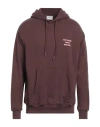 Drôle De Monsieur Man Sweatshirt Chocolate Brown Size Xs Cotton