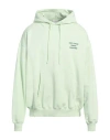 Drôle De Monsieur Man Sweatshirt Light Green Size S Cotton In Green