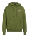 Drôle De Monsieur Man Sweatshirt Military Green Size S Cotton