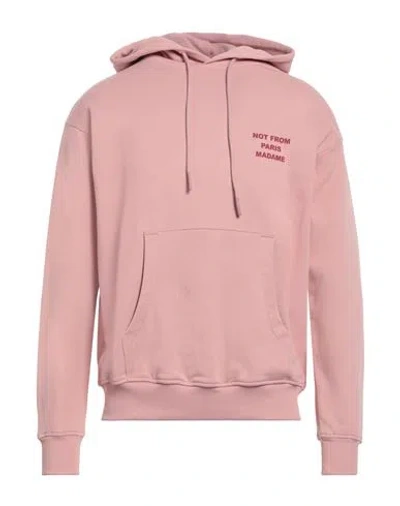 Drôle De Monsieur Man Sweatshirt Pink Size Xs Cotton