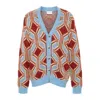 Drôle De Monsieur Cardigan With Logo In Red