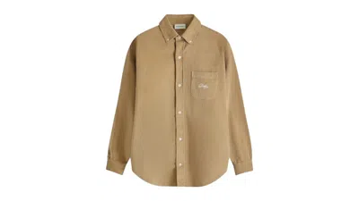 Pre-owned Drôle De Monsieur Men's Drole De Monsieur La Chemise Shirt In Beige