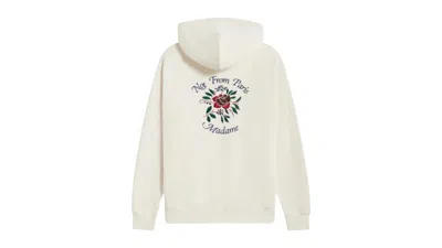Pre-owned Drôle De Monsieur Men's Drole De Monsieur Le Hoodie Fleurs Hoodie In Cream