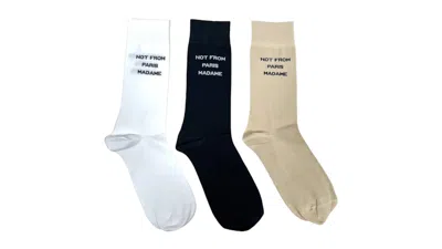 Pre-owned Drôle De Monsieur Men's Drole De Monsieur Le Pack De Chaussettes Socks In