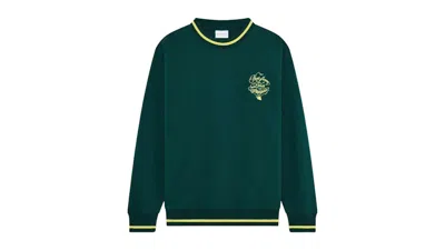 Pre-owned Drôle De Monsieur Men's Drole De Monsieur Le Sweatshirt Crewneck In Green