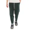Drôle De Monsieur Drole De Monsieur Men's Green Cropped Pleat Trousers In Green