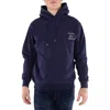 Drôle De Monsieur Blue Hoodie With Logo In Cotton Man In Blue