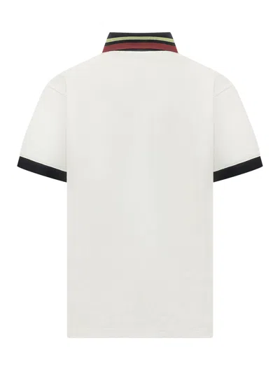 Drôle De Monsieur Drole De Monsieur Mirror Polo In Off White