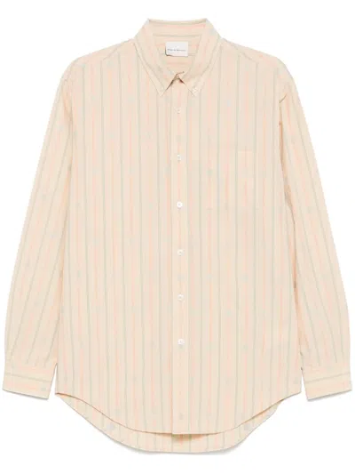 Drôle De Monsieur Monogramme Shirt In Neutrals